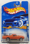 2000 Hot Wheels 1968 El Camino Orange and Metalflake Black Die Cast Toy Car Vehicle New in Package