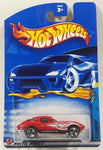 2002 Hot Wheels Corvette '63 Corvette Stingray Red Die Cast Toy Car Vehicle New in Package