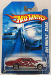 2007 Hot Wheels Stars 1967 Pontiac GTO Metalflake Dark Red Die Cast Classic Toy Car Vehicle New in Package