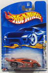 2002 Hot Wheels First Editions Side Draft Metallic Dark Orange Die Cast Toy Car Vehicle New In Package