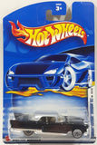 2002 Hot Wheels First Editions '57 Cadillac Eldorado Brougham Gloss Black Die Cast Classic Toy Car Vehicle New in Package