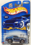 2003 Hot Wheels First Editions Tooned 1968 Mustang Dark Blue Die Cast Toy Muscle Car Vehicle New in Package