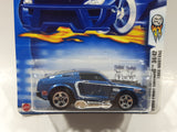 2003 Hot Wheels First Editions Tooned 1968 Mustang Dark Blue Die Cast Toy Muscle Car Vehicle New in Package