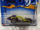 2002 Hot Wheels First Editions I Candy Lime Green with Purple Fenders Die Cast Toy Car Vehicle New in Package