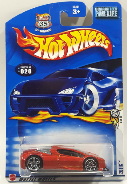 2003 Hot Wheels First Editions Zotic Orange Die Cast Toy Car Vehicle New in Package