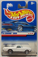 2000 Hot Wheels First Editions 68 El Camino Pearl White Die Cast Toy Muscle Car Vehicle New In Package
