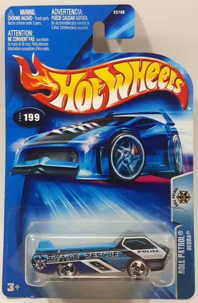 2004 Hot Wheels Roll Patrol Deora I Black Die Cast Toy Car Vehicle New in Package