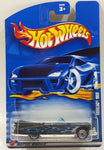 2002 Hot Wheels 1959 Cadillac Matte Black Die Cast Toy Car Vehicle New in Package