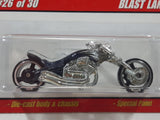 2006 Hot Wheels Classics Series 2 Blast Lane Spectraflame Black Die Cast Toy Motor Cycle New in Package