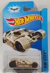 2014 Hot Wheels HW City: Batman The Dark Knight The Tumbler Batmobile Camouflage Version Beige Brown Die Cast Toy Car Vehicle New in Package