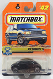 2000 Matchbox 1-100: Show Cars VW Concept 1 Black Die Cast Toy Car Vehicle New in Package