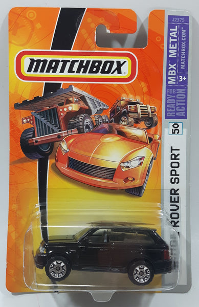 2006 Matchbox MBX Metal Range Rover Sport Black Die Cast Toy Car Vehicle New in Package