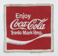 Enjoy Coca Cola 2 1/2" x 2 1/2" Fabric Patch Badge
