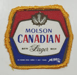Molson Canadian Lager Beer 2 5/8" x 2 5/8" Fabric Patch Badge