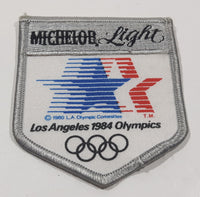 Vintage 1984 Los Angeles Olympics Michelob Light Beer 3" x 3 3/8" Fabric Patch Badge
