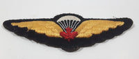 RCAF Royal Canadian Armed Forces Paratrooper Wings 1 1/2" x 3 3/4" Fabric Military Insignia Patch Badge