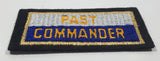 Past Commander American Legion 1 1/2" x 3 1/4" Fabric Military Insignia Patch Badge