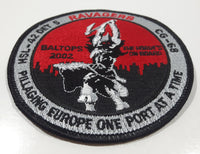 US Navy HSL-42 DET 5 CG-68 Helicopter Squadron Group Ravagers 'Pillaging Europe One Port At A Time' Baltops 2002 The Horde's On Board 4" Fabric Military Insignia Patch Badge