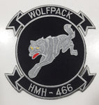 USMC Marines Helicopter Squadron HMH 466 Wolfpack 4 3/4" x 4 3/4" Fabric Military Insignia Patch Badge