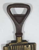 Antique Canterbury Castle Brass Metal Bottle Opener Made in England