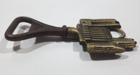 Antique Canterbury Castle Brass Metal Bottle Opener Made in England