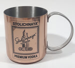 Stolichnaya Vodka Premium Vodka Copper Stainless Steel Cup with Handle
