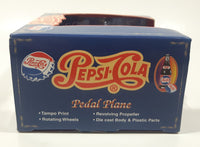 Vintage Golden Wheels Pepsi-Cola Pedal Plane Airplane White Blue Red Die Cast Toy Car Aircraft Vehicle New in Box