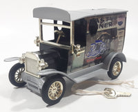 Vintage Golden Wheels Special Edition Pepsi Cola Ford Model T Delivery Truck Die Cast Metal Toy Car Vehicle Coin Bank with Key