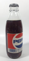 Vintage Pepsi Cola 6 3/8" Tall 25 cl. Glass Soda Pop Beverage Bottle FULL