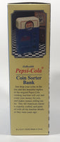 1996 Pepsi Cola Vending Machine Shaped Plastic Coin Sorter Bank with Box