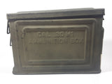 Vintage WWII Cal. .30 Crown M1 USA Military Embossed Lettering Ammunition Box