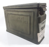 Vintage WWII Cal. .30 Crown M1 USA Military Embossed Lettering Ammunition Box
