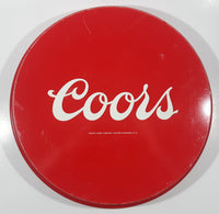 Vintage Coors America's Fine Light Beer 13" Diameter Round Metal Red Beverage Serving Tray