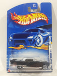2002 Hot Wheels First Editions '57 Cadillac Eldorado Brougham Gloss Black Die Cast Classic Toy Car Vehicle New in Package