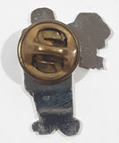 #99 Gretzky Style NHL Ice Hockey Player with Frog on Hockey Stick 5/8" x 1" Enamel Metal Lapel Pin