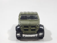 2011 Hot Wheels Dodge M80 Truck Green and Black Die Cast Toy Car Vehicle