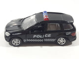 MiniAuto 6401H Police Special Agent Black Pull Back Die Cast Toy Car Vehicle with Opening Doors