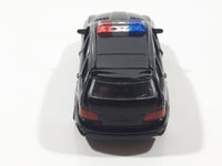 MiniAuto 6401H Police Special Agent Black Pull Back Die Cast Toy Car Vehicle with Opening Doors