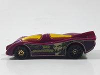 2017 Hot Wheels Batman Power Pistons The Joker Magenta Purple Pink Die Cast Toy Car Vehicle