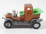 Vintage Prosperity Toys Old Timer Car No. 846 Brown Plastic Toy Car Vehicle Made in Hong Kong New in Box