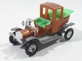 Vintage Prosperity Toys Old Timer Car No. 846 Brown Plastic Toy Car Vehicle Made in Hong Kong New in Box