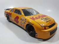 1995 Racing Champions NASCAR #4 Sterling Marlin Chevrolet Monte Carlo Kodak Film Yellow 1/18 Scale Die Cast Toy Race Car Vehicle with Opening Hood