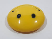 Yellow Smiley Face 1 3/4" Round 3D Fridge Magnet