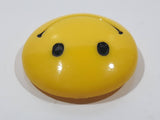 Yellow Smiley Face 1 3/4" Round 3D Fridge Magnet