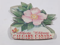 BMA Alberta Wildrose Calgary Canada 2 5/8" x 2 7/8" Acrylic Fridge Magnet