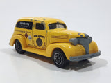 2017 Matchbox Hazardous Materials Team 1939 Chevy Sedan Delivery Van Yellow Die Cast Toy Car Vehicle