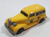 2017 Matchbox Hazardous Materials Team 1939 Chevy Sedan Delivery Van Yellow Die Cast Toy Car Vehicle