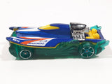 2013 Hot Wheels HW Imagination Surf Patrol Mad Splash Metalflake Blue and Transparent Teal Green Die Cast Toy Car Vehicle