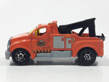 2014 Matchbox City Works 2005 Tow Truck Orange Die Cast Toy Car Vehicle