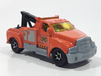 2014 Matchbox City Works 2005 Tow Truck Orange Die Cast Toy Car Vehicle